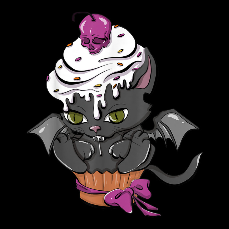 Halloween Scary Vampire Cat Bat Cupcake Halloween Clothing T Shirt Cropped Hoodie by nataeqisul | Artistshot