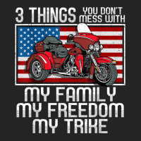 Motorcycle Trike American Biker Rules 3/4 Sleeve Shirt | Artistshot