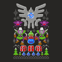 Dragon Quest Ugly Sweater Ladies Fitted T-shirt | Artistshot