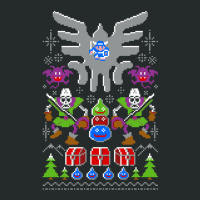 Dragon Quest Ugly Sweater Women's Triblend Scoop T-shirt | Artistshot