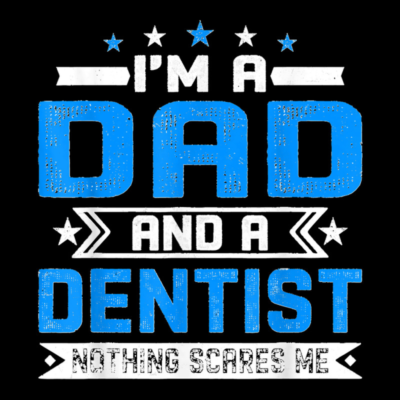 Mens Distressed I'm A Dad And A Dentist Funny Father's Day V-neck Tee | Artistshot