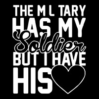 Military Has My Soldier I Have His Heart V-neck Tee | Artistshot