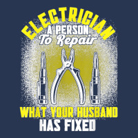 Mens Electrician A Person To Repair Electrician Men Denim Jacket | Artistshot