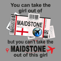 Maidstone Girl   Maidstone Boarding Pass   Maidstone T Shirt Women's V-neck T-shirt | Artistshot