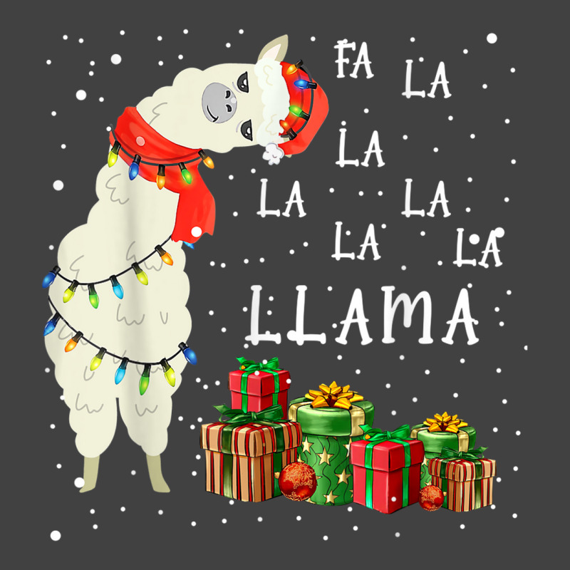 Fa La La Llama Funny Christmas Women Men Kids Costume Vintage T-shirt | Artistshot