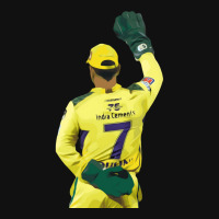 Ms Dhoni Chennai Super Kings Csk Wallpaper Whistlepodu Classic Portrait Canvas Print | Artistshot