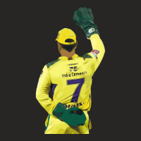 Ms Dhoni Chennai Super Kings Csk Wallpaper Whistlepodu Classic Ladies Fitted T-shirt | Artistshot