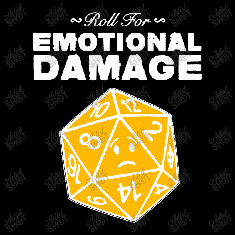 Roll For Emotional Damage V-Neck Tee by Saprol Tees | Artistshot