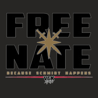 Free Nate (black On White) Ladies Fitted T-shirt | Artistshot