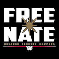 Free Nate (white On Black) Pocket T-shirt | Artistshot