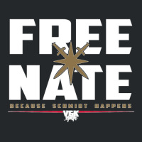 Free Nate (white On Black) Crewneck Sweatshirt | Artistshot