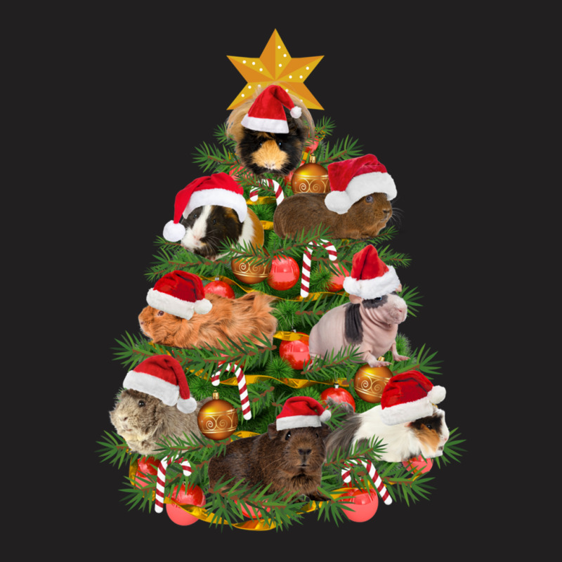 Funny Weird Holiday Guinea Pig Merry Cavy Christmas Tree T-shirt | Artistshot