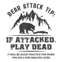 Bear Attack Tip Camping Hiking Travel Adventure Vintage T Shirt V-neck Tee | Artistshot