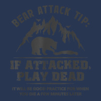 Bear Attack Tip Camping Hiking Travel Adventure Vintage T Shirt Men Denim Jacket | Artistshot