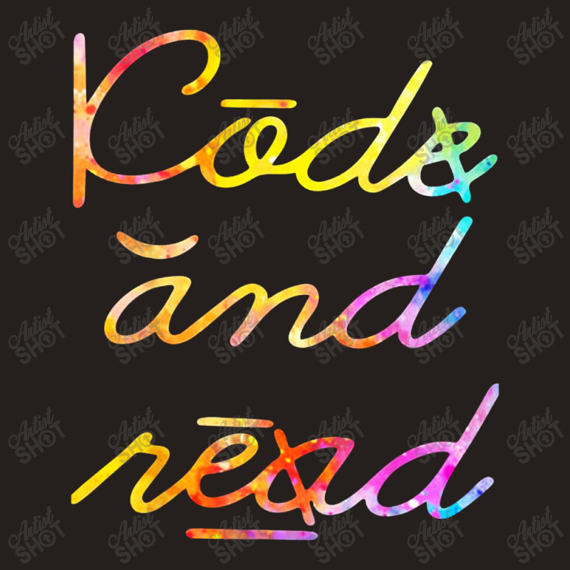 Code And Read Dyslexia Awareness Tank Top by RoyalTees | Artistshot