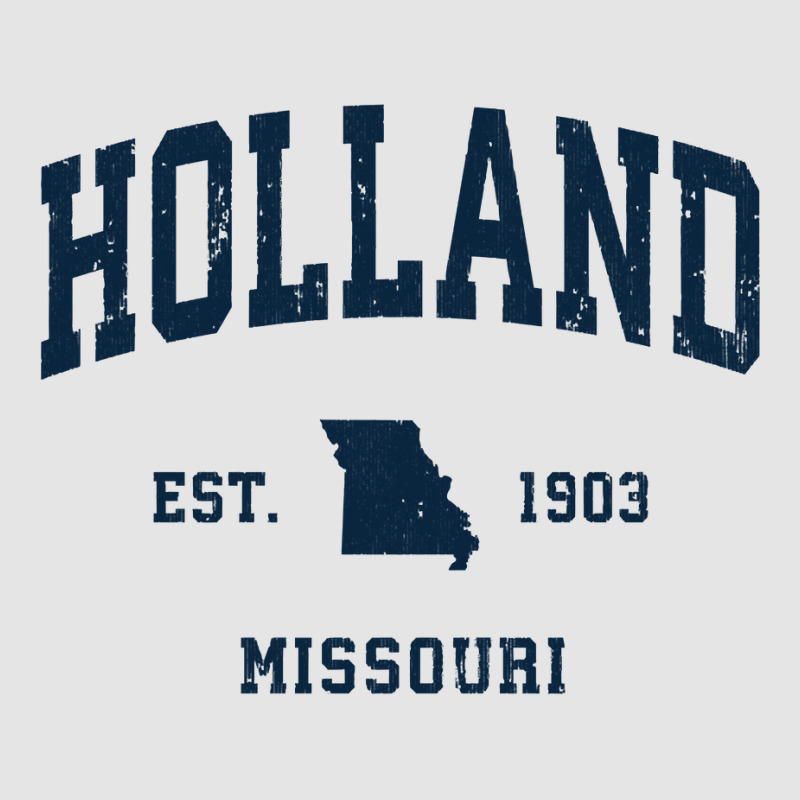 Holland Missouri Mo Vintage Athletic Navy Sports Design Long Sleeve T Exclusive T-shirt | Artistshot