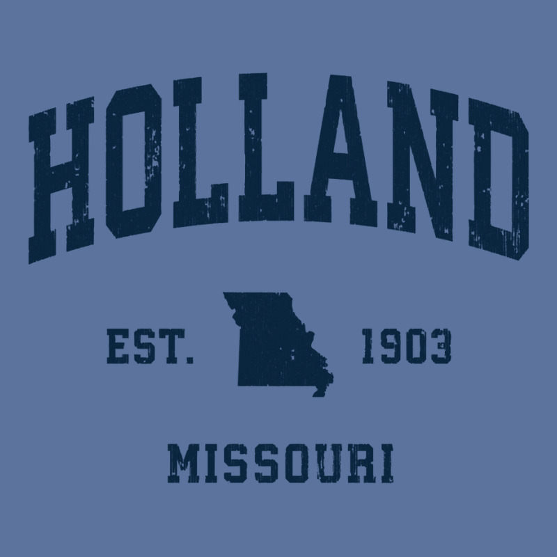 Holland Missouri Mo Vintage Athletic Navy Sports Design Long Sleeve T Lightweight Hoodie | Artistshot