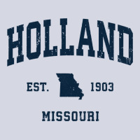 Holland Missouri Mo Vintage Athletic Navy Sports Design Long Sleeve T Fleece Short | Artistshot