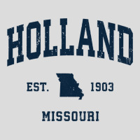 Holland Missouri Mo Vintage Athletic Navy Sports Design Long Sleeve T Men's Polo Shirt | Artistshot