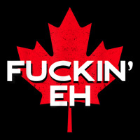 Fuckin Eh Canadian Flag Maple Leaf Funny Canada Moose Elk Cropped Sweater | Artistshot