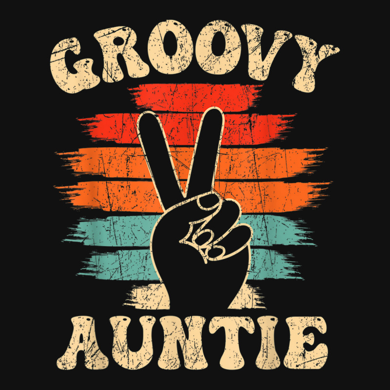 Groovy Auntie 70s Aesthetic Nostalgia 1970's Retro Aunt Atv License 