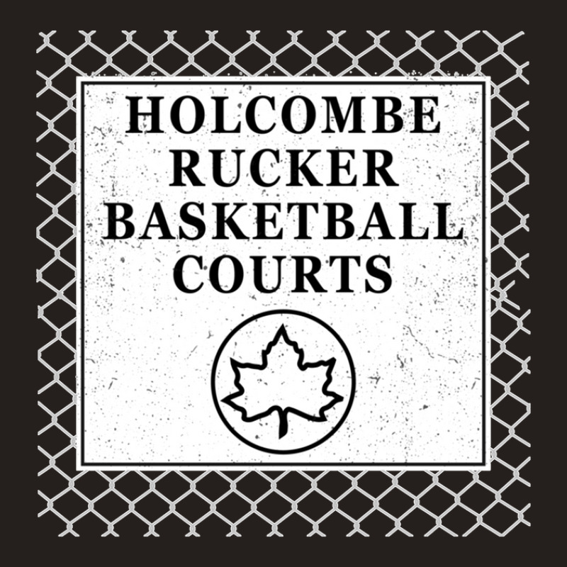 Holcombe Rucker Basketball Courts Park Sign On Chain Link Fence Tank Top by cm-arts | Artistshot