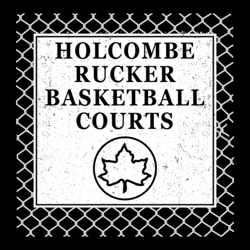 Holcombe Rucker Basketball Courts Park Sign On Chain Link Fence V-Neck Tee by cm-arts | Artistshot