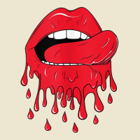 Tongue Licking Red Melting Lips Tank Top Cropped Hoodie | Artistshot