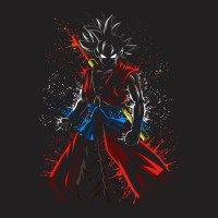 Goku Power Pole Ink Splatter For Boyfriend T-shirt | Artistshot