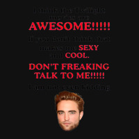 Rob-ert Patt-ins-on I Think The Twilight Movies Are Awesome Landscape Canvas Print | Artistshot