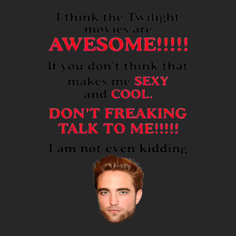 Rob-ert Patt-ins-on I Think The Twilight Movies Are Awesome Men's T-shirt Pajama Set | Artistshot