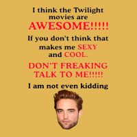 Rob-ert Patt-ins-on I Think The Twilight Movies Are Awesome Vintage Hoodie And Short Set | Artistshot