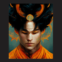 Goku Realistic Portrait Digital Art 3 Friend T-shirt | Artistshot