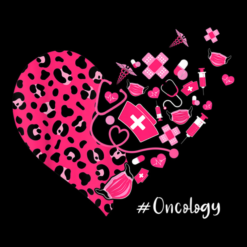 Leopard Heart Stethoscope Oncology Nurse Valentines Day V-Neck Tee by TiffaneyAitchison | Artistshot