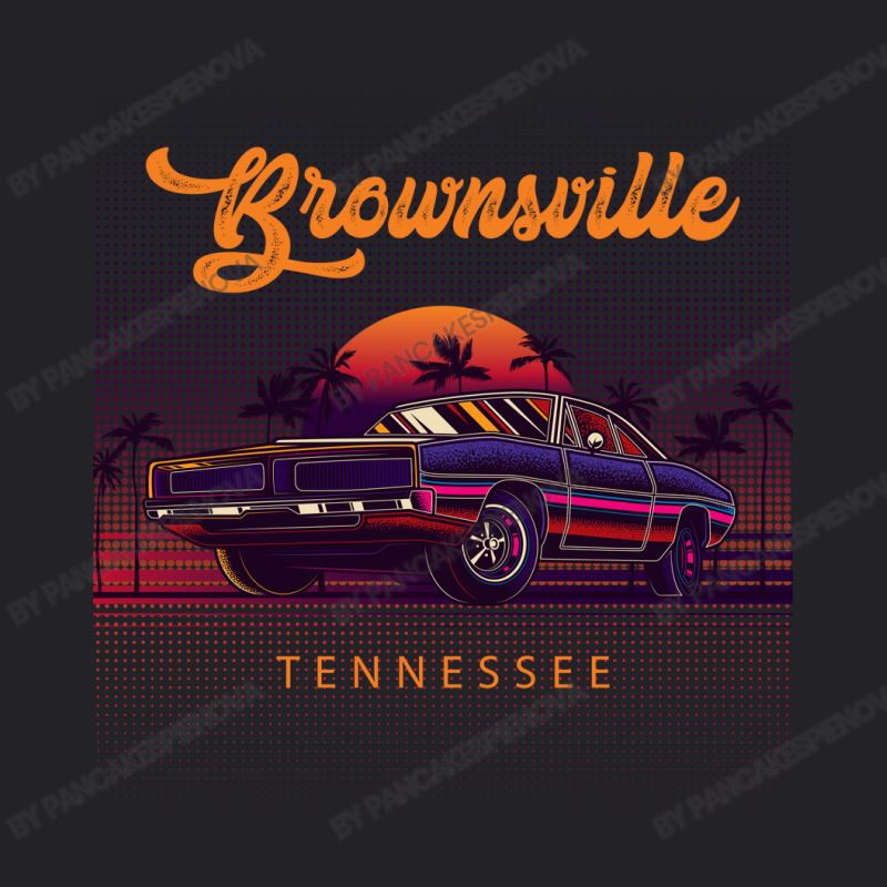 Brownsville Tennessee Retro Vintage 80s 90s Muscle Cars Retrowave Aest Youth Tee by pancakespienova | Artistshot