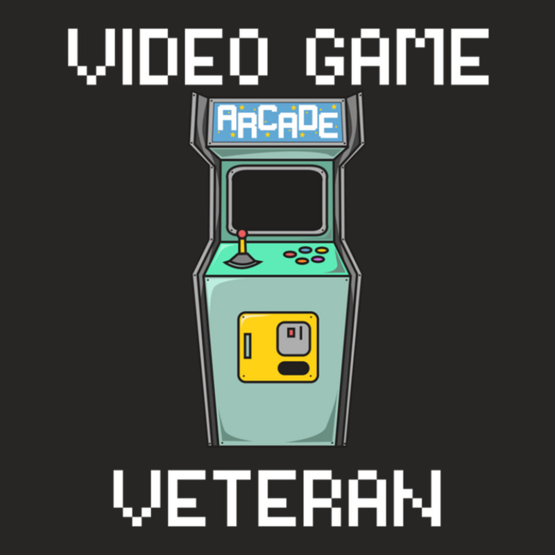 Retro Arcade Design For A Video Game Player Ladies Fitted T-Shirt by ShaneHess | Artistshot