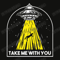 Take Me To You Abducted Ufo Aliens Spaceship External Scorecard Crop Tee | Artistshot