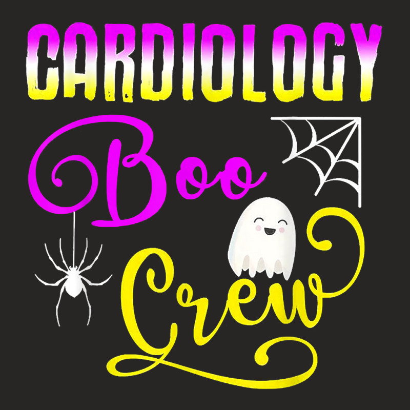 Cardiology Boo Crew Spider Ghost Halloween Halloween Ladies Fitted T-Shirt by WillettaIngber | Artistshot