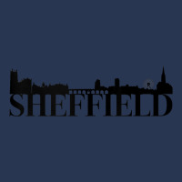 Sheffield England Uk City Skyline Silhouette Outline Sketch Tank Top Ladies Denim Jacket | Artistshot