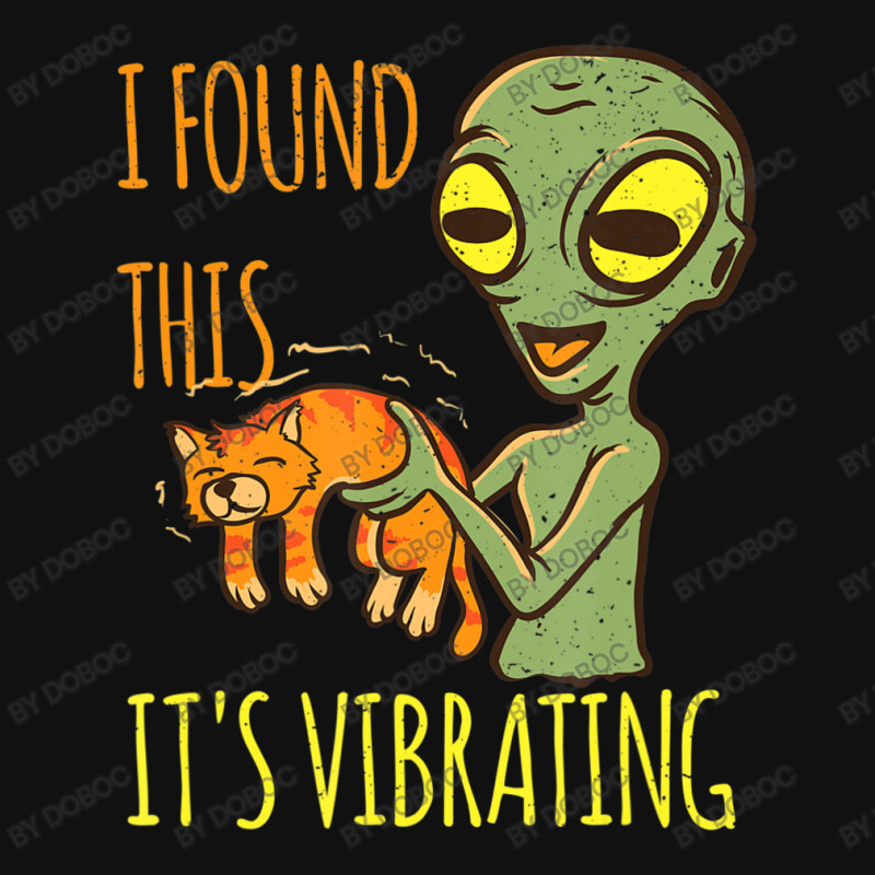 Alien With Cat Vibration Purr I Found This Vibrating Graphic Youth T-shirt by doboc | Artistshot