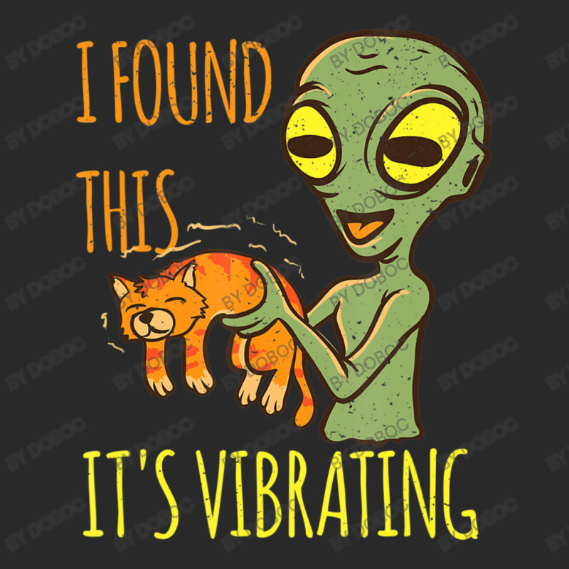 Alien With Cat Vibration Purr I Found This Vibrating Toddler T-shirt by doboc | Artistshot