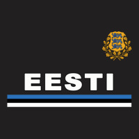 Estonia Eesti National Flag & Coat Of Arms T-shirt | Artistshot