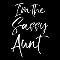 Cute Aunt From Niece Matching S I'm The Sassy Aunt Pocket T-shirt | Artistshot