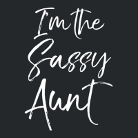 Cute Aunt From Niece Matching S I'm The Sassy Aunt Crewneck Sweatshirt | Artistshot