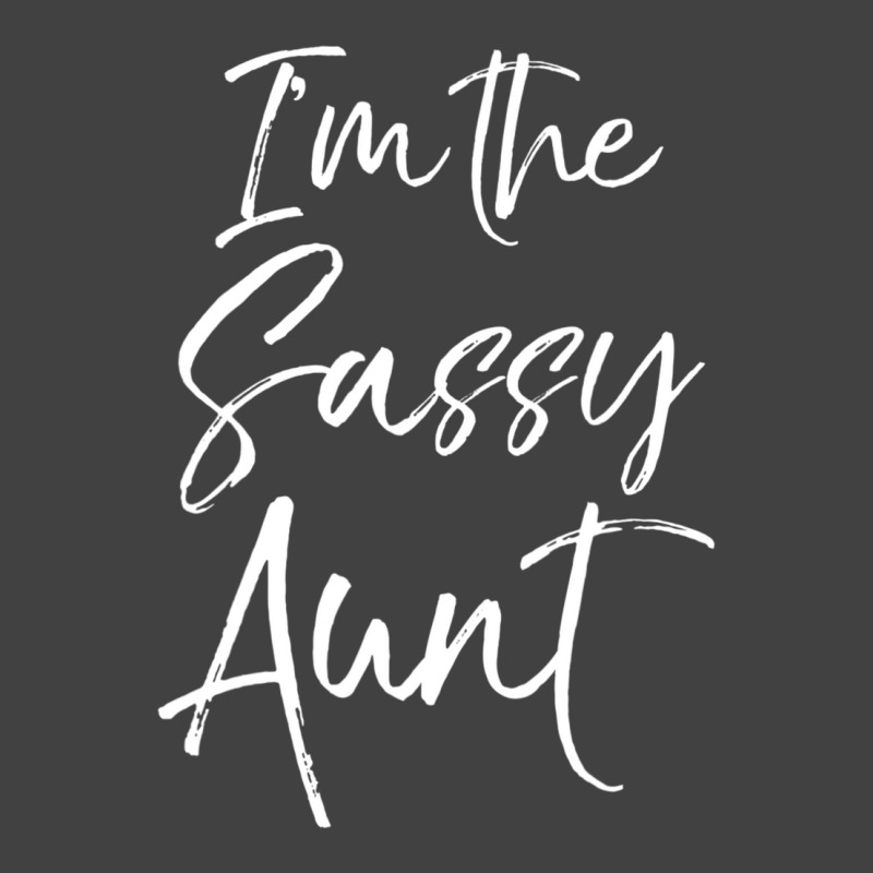 Cute Aunt From Niece Matching S I'm The Sassy Aunt Vintage T-shirt | Artistshot