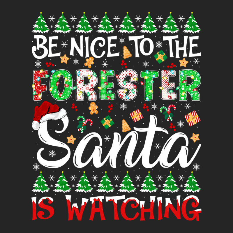 Be Nice To The Forester Santa Is Watching Forester Christmas Pullover Unisex Hoodie by cm-arts | Artistshot