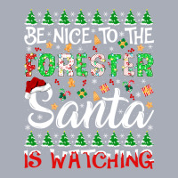 Be Nice To The Forester Santa Is Watching Forester Christmas Pullover Tank Dress | Artistshot