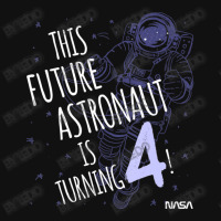 This Future Astronaut Is Turning 4 Outline Sketch Baby Bibs | Artistshot