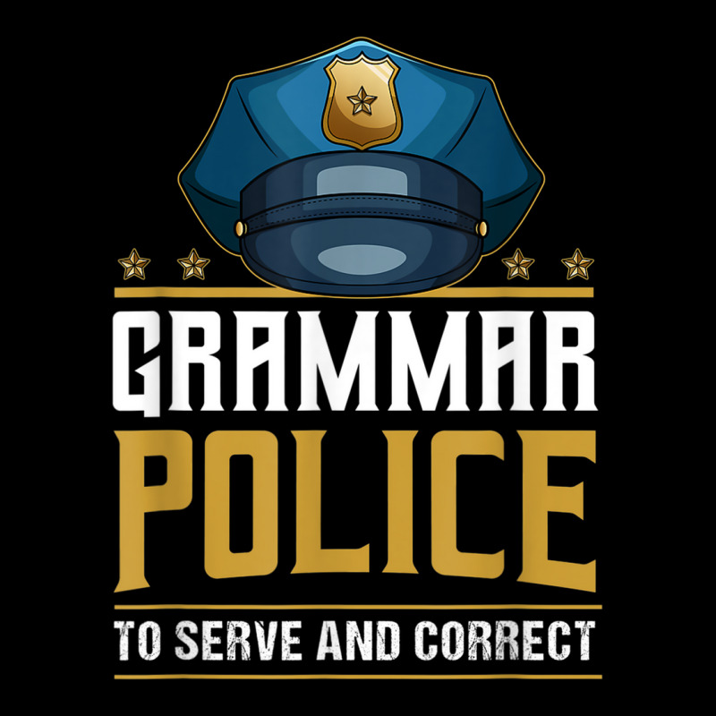 Grammar Police To Serve And Correct For Grammar And Punction Women's V-Neck T-Shirt by Queens | Artistshot