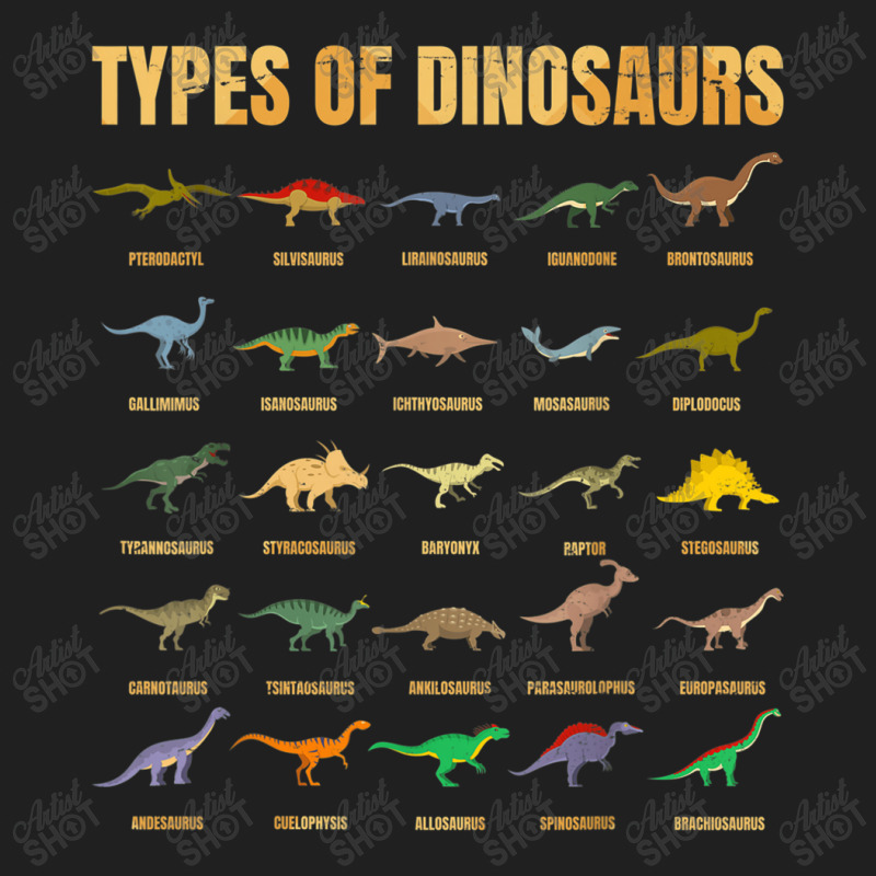 Types Of Dinosaurs Dino Identification Rex Dinosaur Type Ladies Polo Shirt by ValentinoHoover | Artistshot